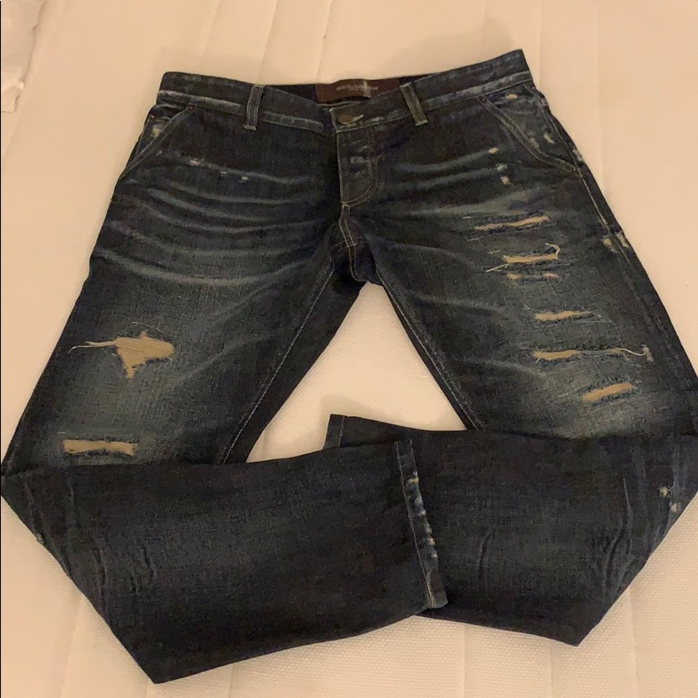 Dolce Gabbana Jeans Gold Fit